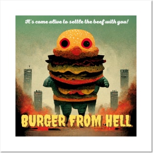 Burger From Hell Posters and Art